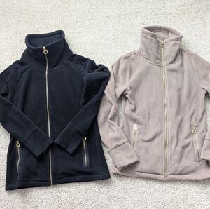 2 XS Calvin Klein Performance fleece jackets